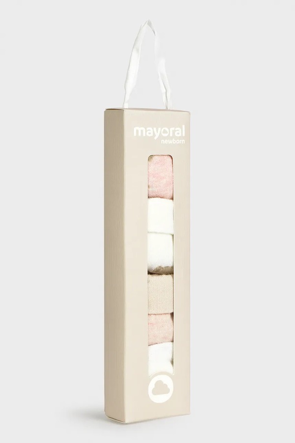 Носки для младенцев 4 шт. Mayoral Newborn цвет розовый фото 2