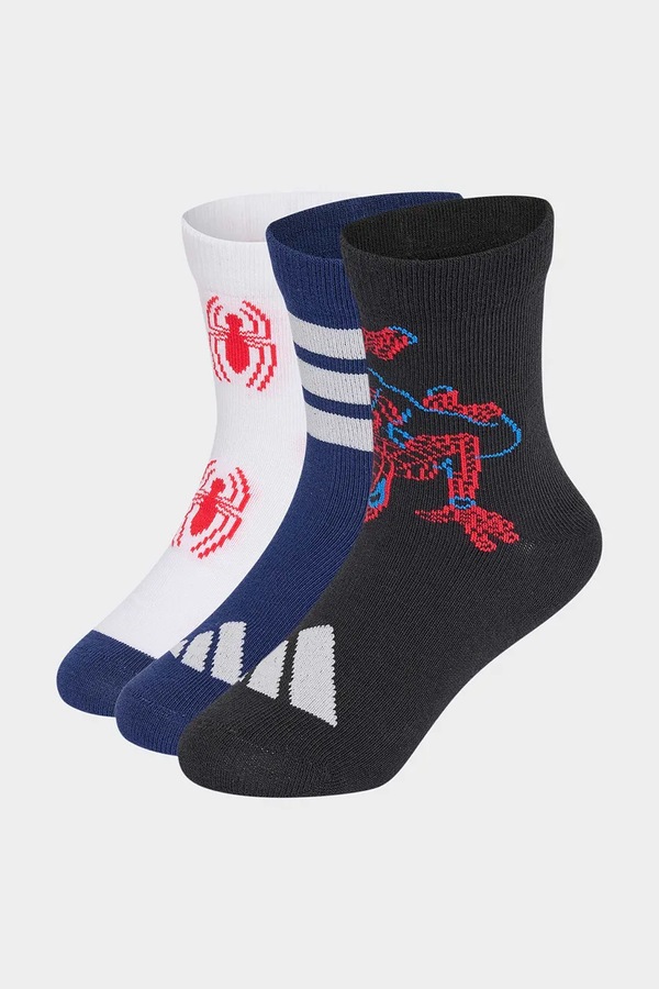 Шкарпетки дитячі MARVEL SPIDER-MAN 3 шт. adidas Performance колір чорний