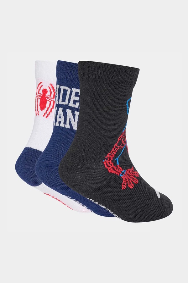 Шкарпетки дитячі MARVEL SPIDER-MAN 3 шт. adidas Performance колір чорний