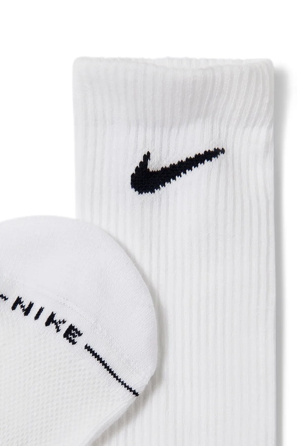 Шкарпетки з бавовною Everyday Elevated 3 шт. Nike Sportswear колір білий фото 2