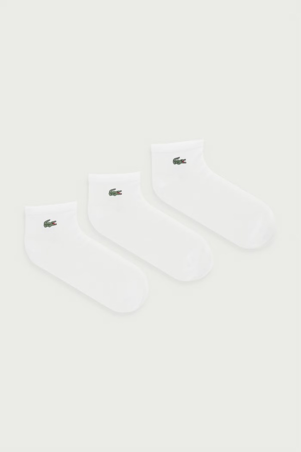Шкарпетки 3 шт. Lacoste колір білий фото 2