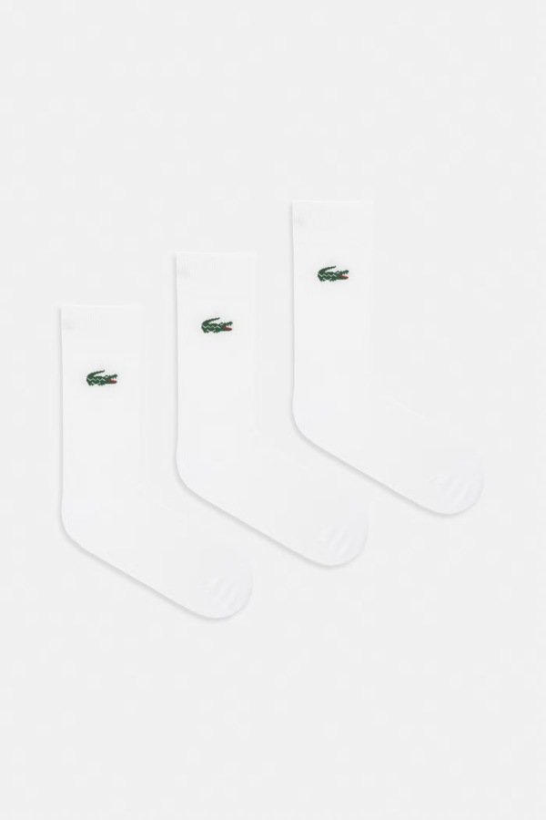 Шкарпетки 3 шт. Lacoste колір білий фото 2