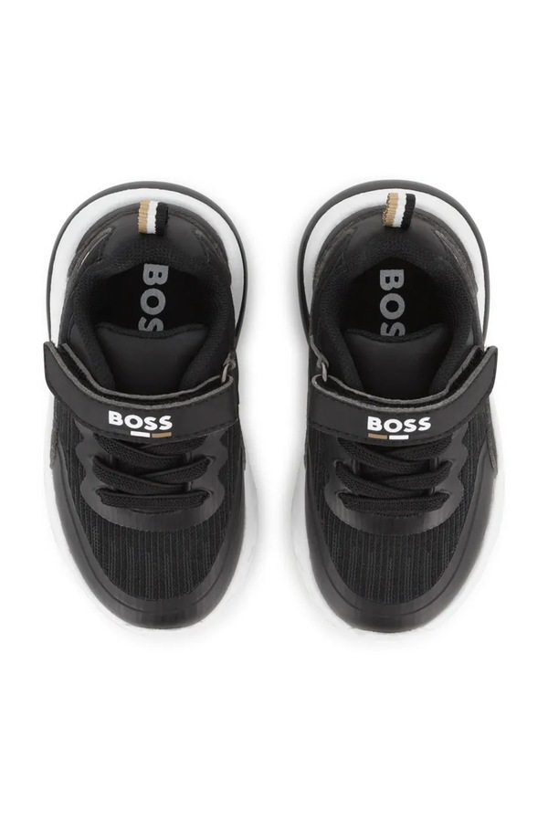 Кросівки дитячі BOSS колір чорний фото 4