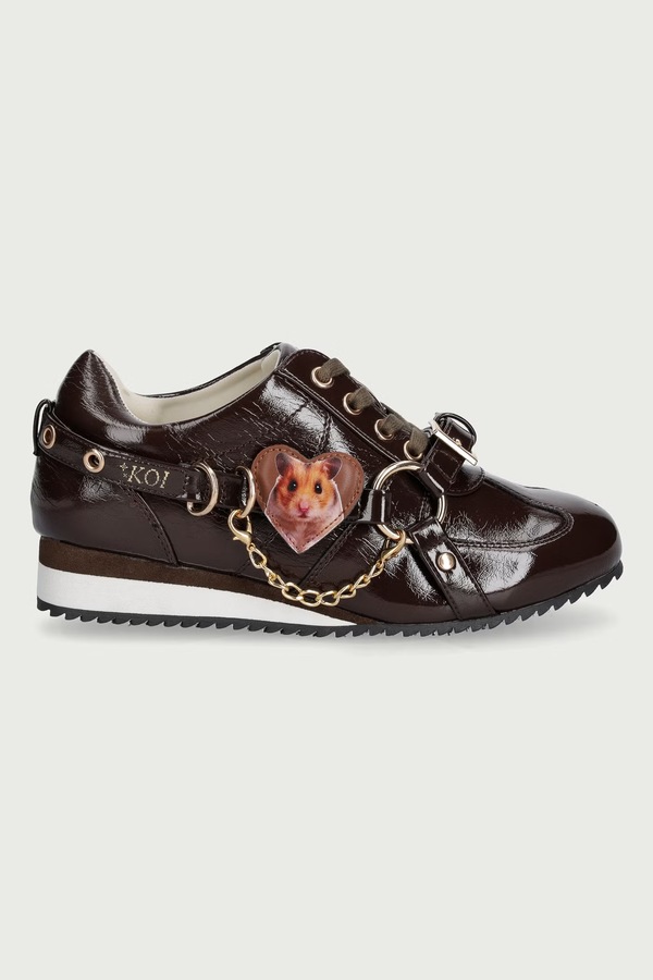 SKIPPY THE HAMSTER TRAINERS кросівки жіночі Koi Footwear колір коричневий фото 2