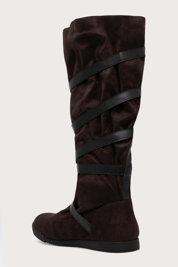 Чоботи жіночі Koi Footwear THE ONI REVENANT LONG BOOTS колір коричневий фото 3