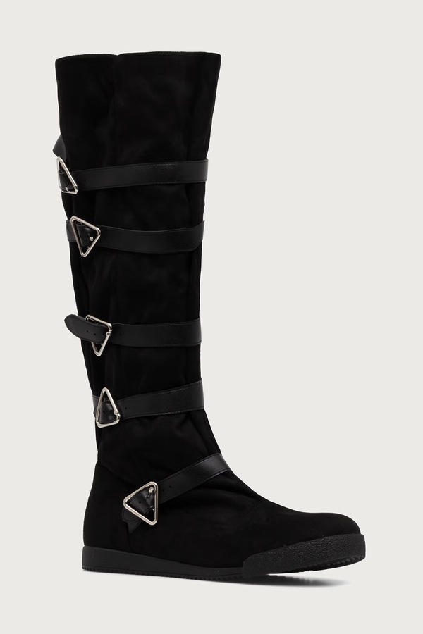 Чоботи жіночі Koi Footwear THE ONI REVENANT LONG BOOTS колір чорний