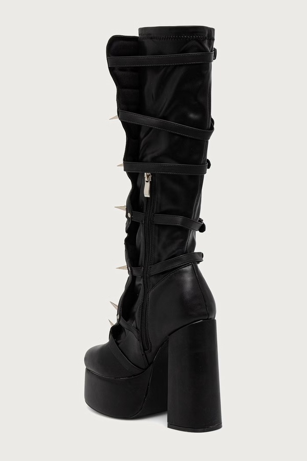 Чоботи жіночі Koi Footwear Rad-x dangerous Long Boots колір чорний фото 3