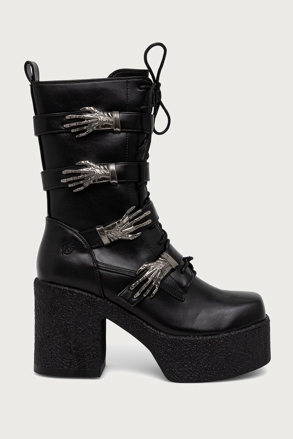 Ботильйони жіночі Koi Footwear GRASPING HAND колір чорний фото 2