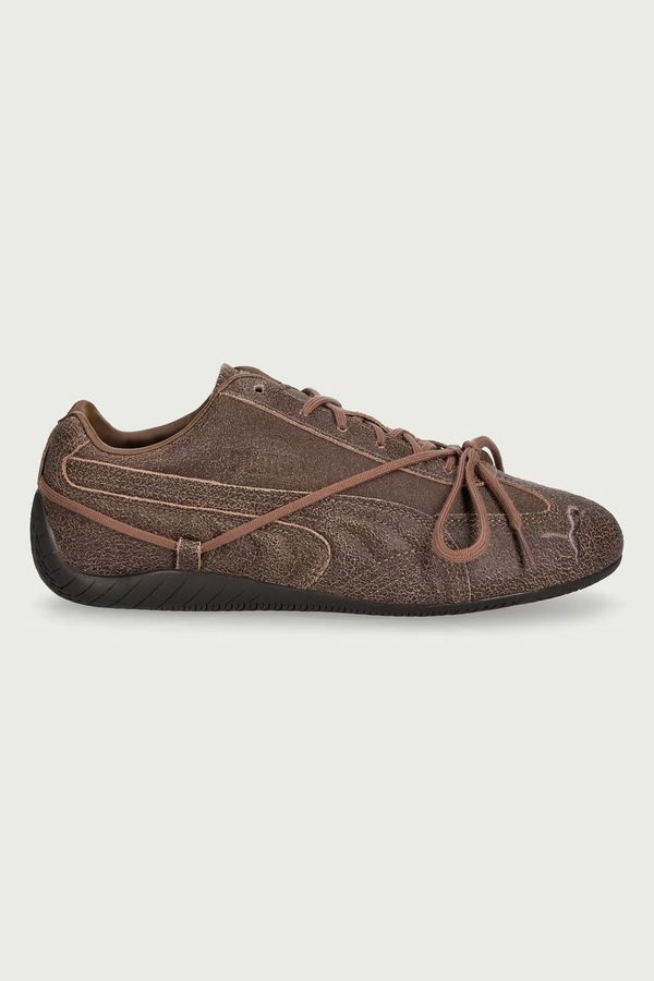 Speedcat VTG Espresso x ROSÉ кросівки жіночі шкіряні Puma колір коричневий фото 2