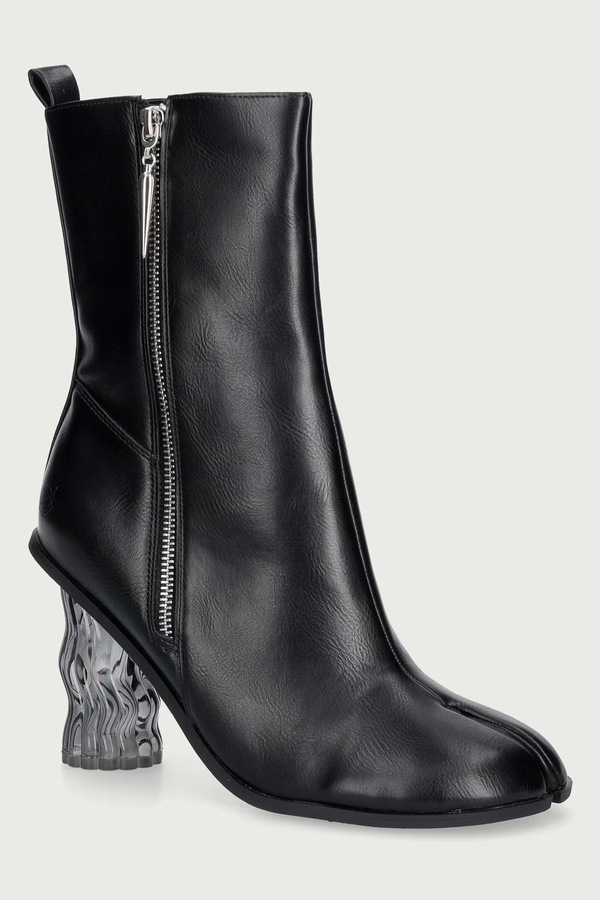 Ботильйони жіночі Koi Footwear Essence Heeled Tabi колір чорний