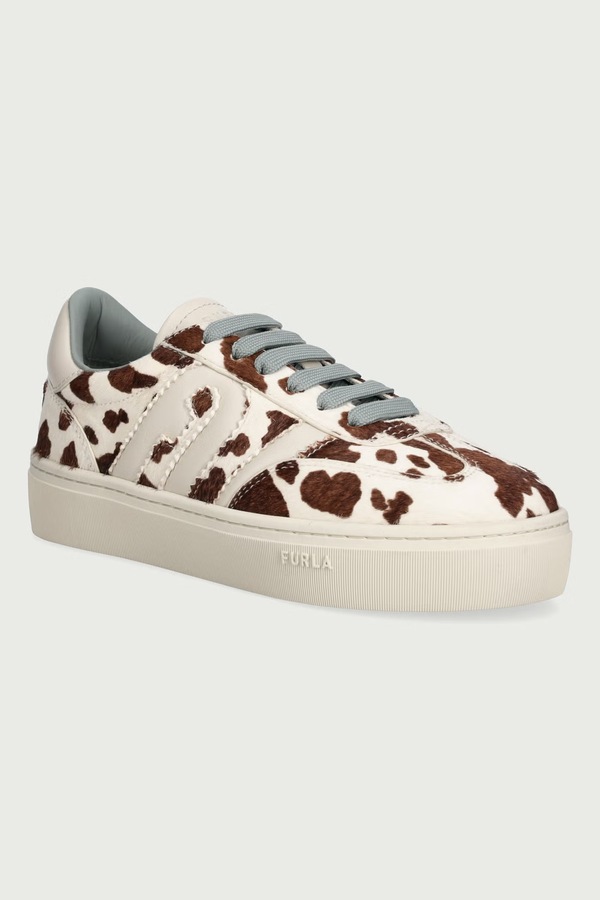 Allegra кросівки жіночі шкіряні Furla колір бежевий