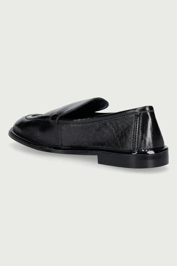 Мокасини жіночі шкіряні Steve Madden Chapters колір чорний фото 2