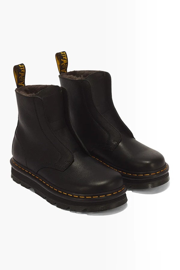 Взуття шкіряне Dr. Martens ZebZag Laceless WL колір чорний фото 2
