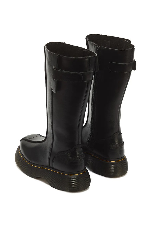 Чоботи для мотоцикла жіночі шкіряні Dr. Martens Buzz Hi колір чорний фото 2