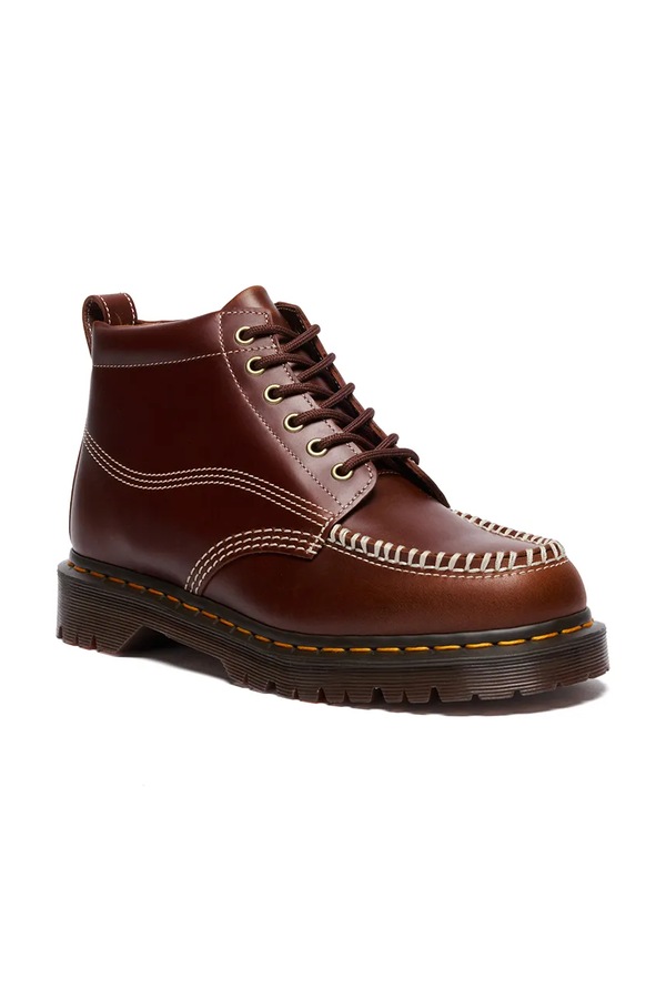Воркери шкіряні Dr. Martens Lowell Chukka колір коричневий