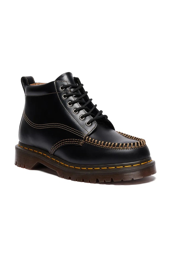 Воркери шкіряні Dr. Martens Lowell Chukka колір чорний