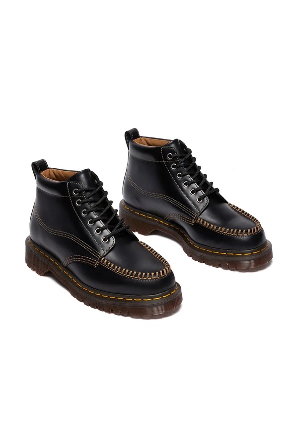 Воркери шкіряні Dr. Martens Lowell Chukka колір чорний фото 2