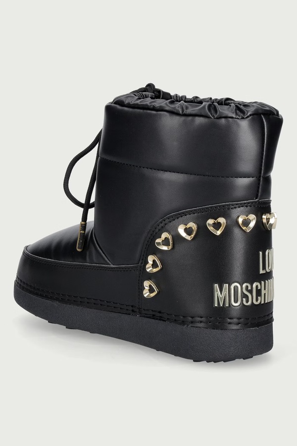 Снігові чоботи жіночі Love Moschino колір чорний фото 3