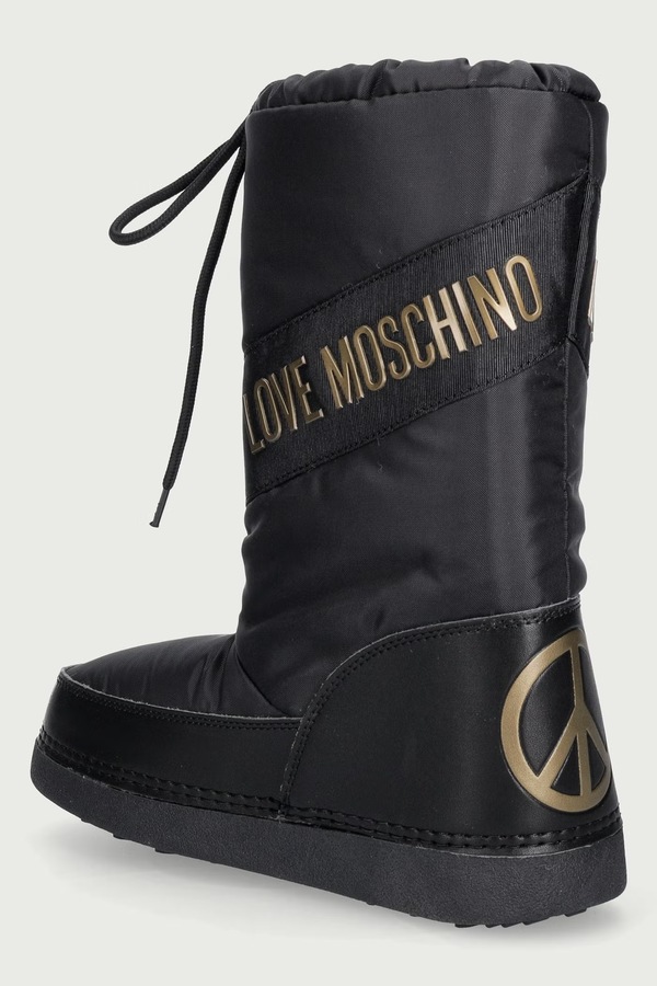 Снігові чоботи жіночі Love Moschino колір чорний фото 3