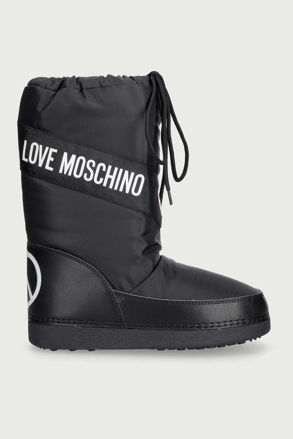 Снігові чоботи жіночі Love Moschino колір чорний фото 2
