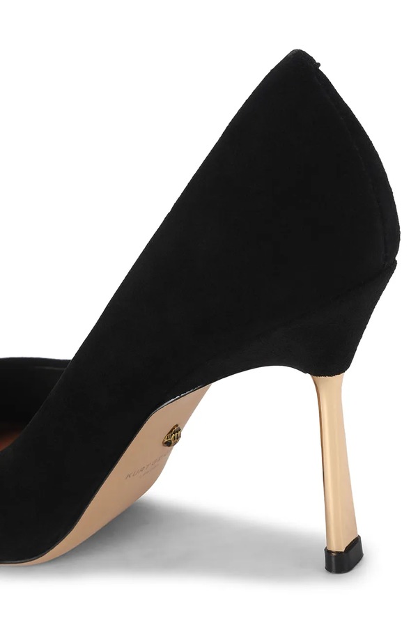 Взуття на шпильці замшеве Kurt Geiger London Bank Court колір чорний фото 3