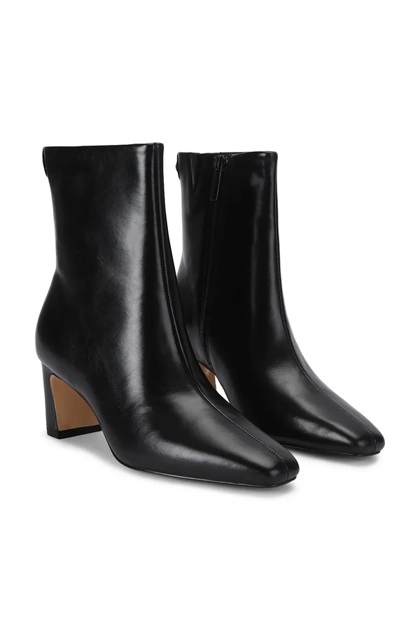 Ботильйони на каблуку жіночі шкіряні Kurt Geiger London Eaton Ankle Boot колір чорний фото 2