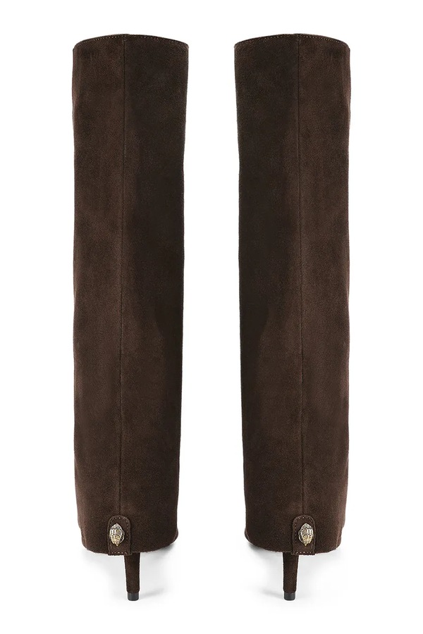 Чоботи жіночі замшеві Kurt Geiger London Mansion Fold Boot колір коричневий фото 3