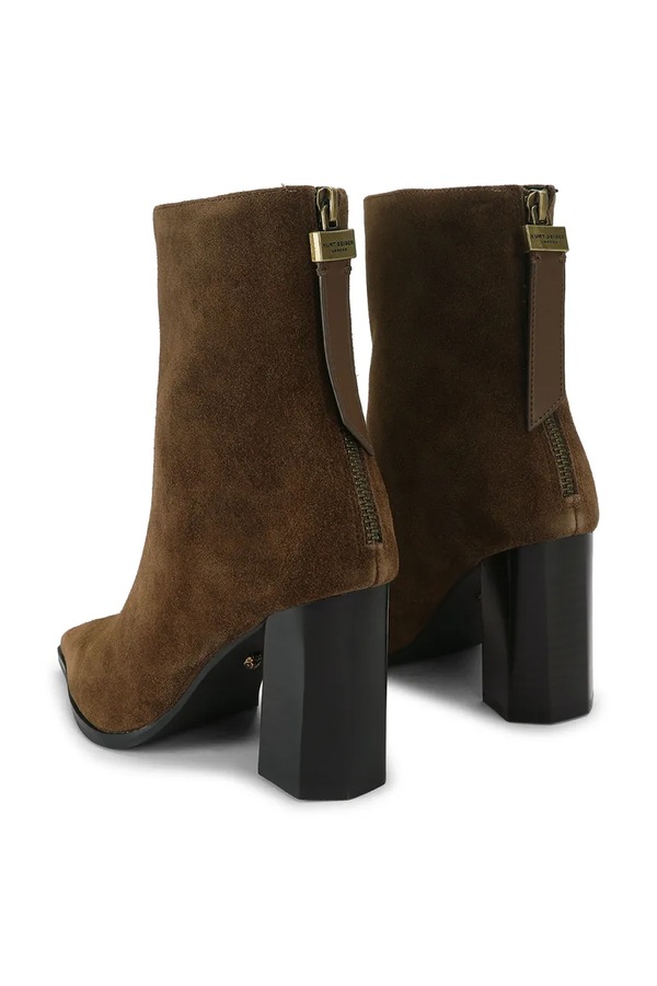 Ботильйони жіночі замшеві Kurt Geiger London Richmond Ankle Boot колір коричневий фото 3