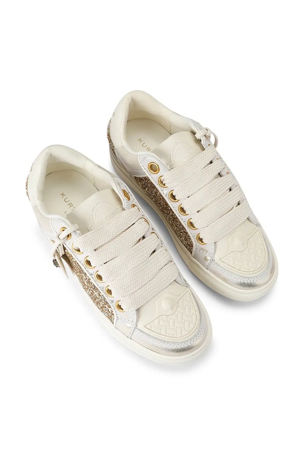 Southbank Tag Slim кросівки жіночі шкіряні Kurt Geiger London колір бежевий фото 2