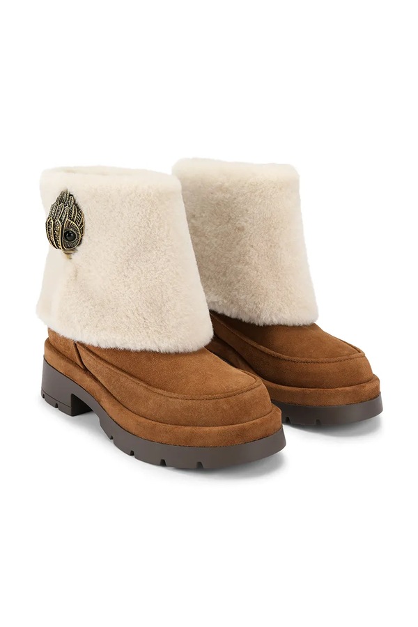 Ботильйони жіночі замшеві Kurt Geiger London Blighty Cozy Ankle Boot колір коричневий фото 2