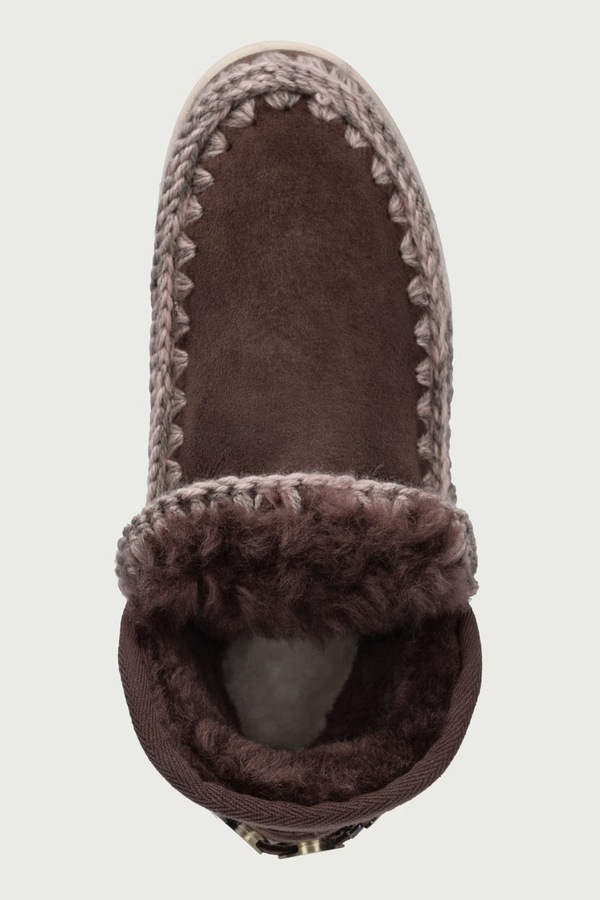 New Eskimo Sneaker Suede Lettr снігові чоботи жіночі замшеві Mou колір коричневий фото 4