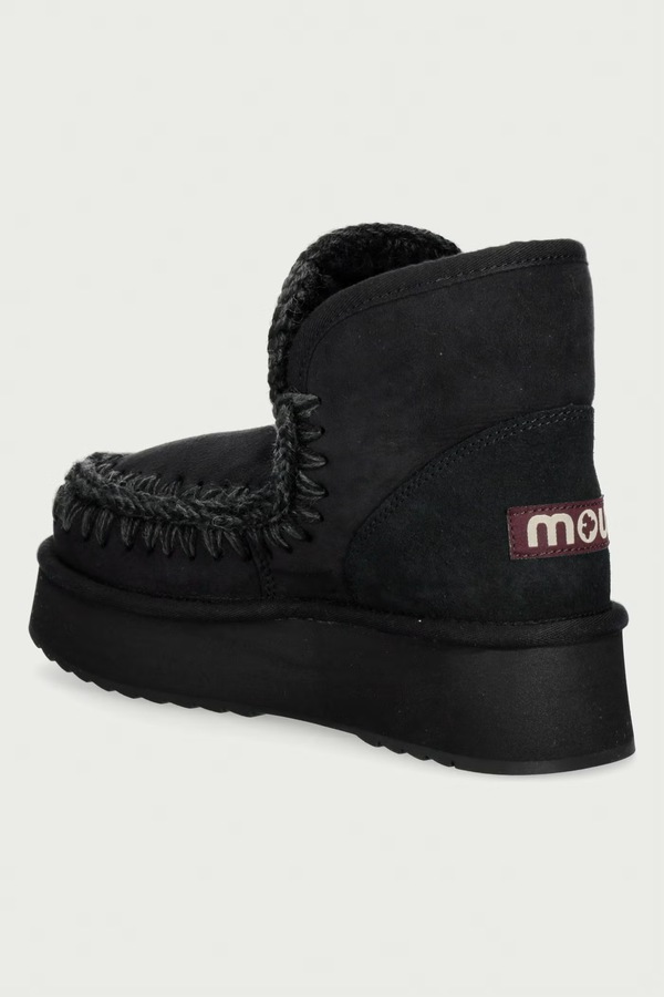 Mini Eskimo Platform Boot снігові чоботи жіночі замшеві Mou колір чорний фото 2