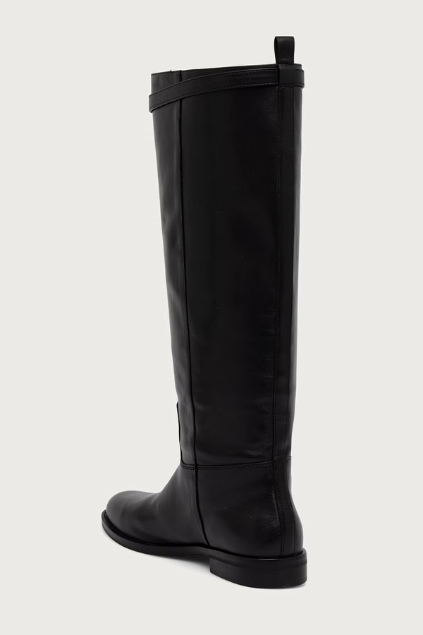 Чоботи жіночі шкіряні Nokwol Vera Black Leather колір чорний фото 3