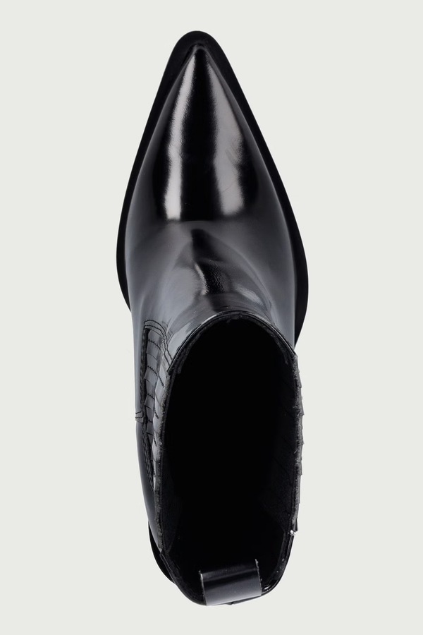 Челсі жіночі шкіряні Souliers Martinez VEGAS колір чорний фото 4