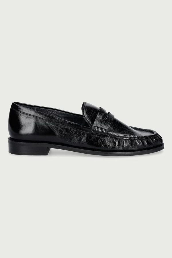 Мокасины женские кожаные Jonak DELICE CUIR VIEILLI цвет черный