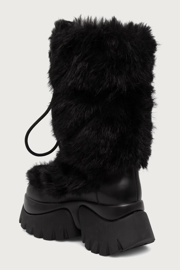 Sasquatch Fluffy Snow Boots снігові чоботи жіночі Koi Footwear колір чорний фото 2