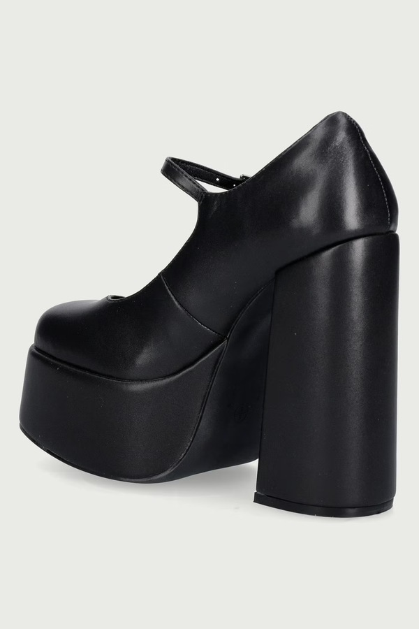 Туфлі-човники Koi Footwear Darkbloom Black Platform колір чорний фото 2