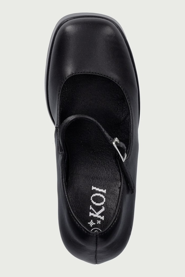 Туфлі-човники Koi Footwear Darkbloom Black Platform колір чорний фото 4