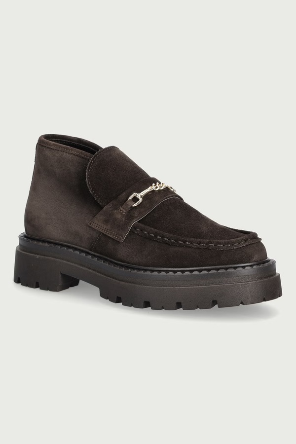 Полуботинки женские замшевые Steve Madden Karima цвет коричневый