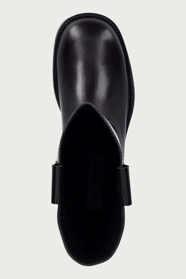Чоботи жіночі шкіряні Steve Madden Zethy колір чорний фото 4