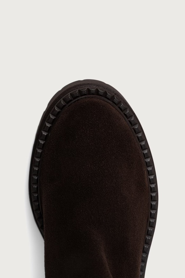 Чоботи жіночі замшеві Steve Madden Kaja-W колір коричневий фото 4