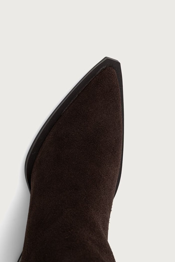 Чоботи жіночі замшеві Steve Madden Menthe колір коричневий фото 4