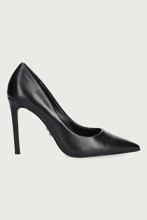 Взуття на шпильці шкіряне Steve Madden Thrive колір чорний