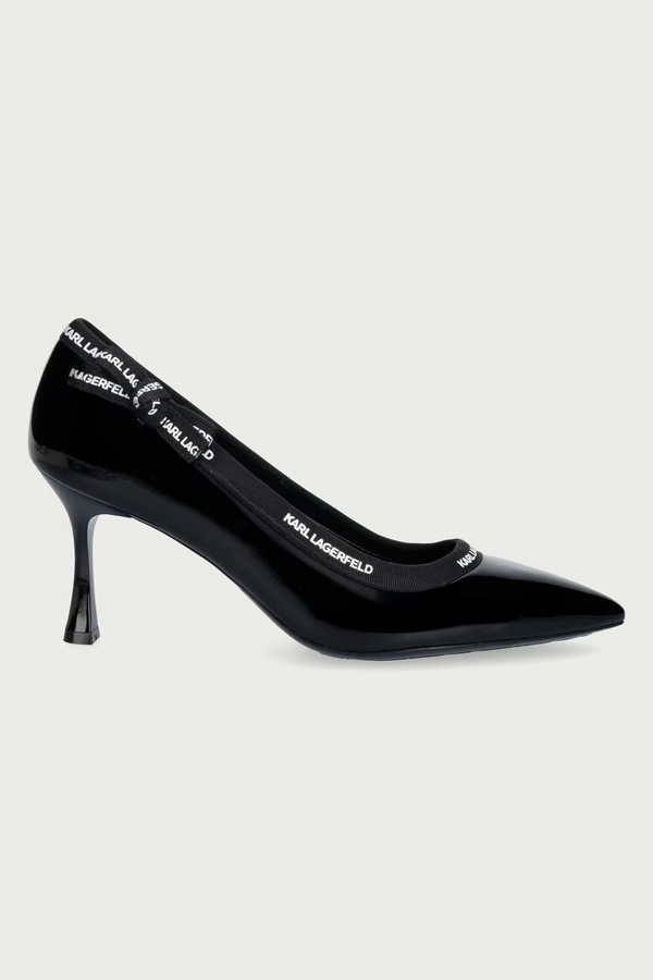 Обувь на шпильке кожаное Karl Lagerfeld Sienna цвет черный