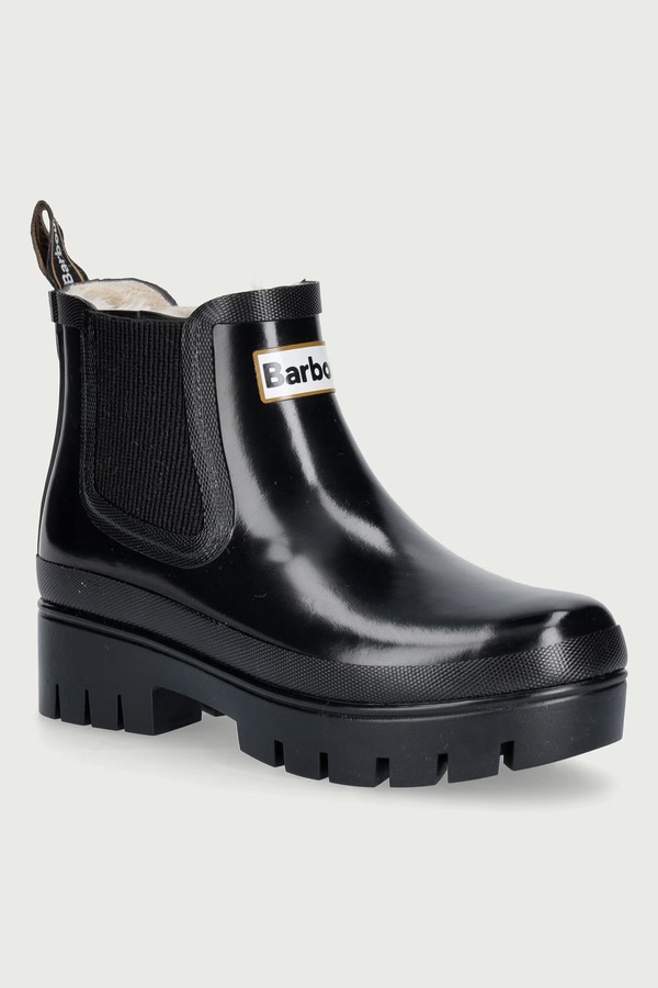 Гумові чоботи жіночі Barbour Halton колір чорний