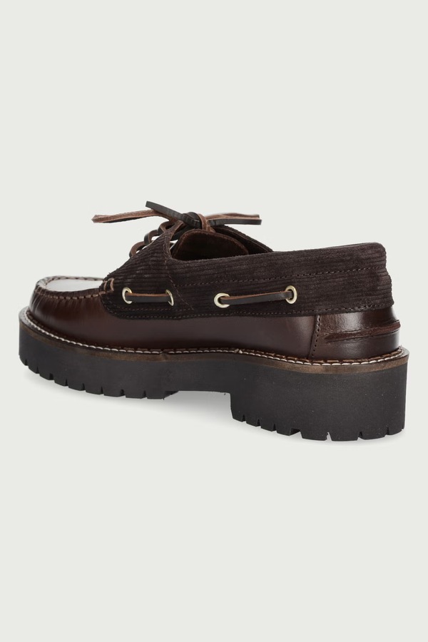 Мокасины женские кожаные Barbour Darras цвет коричневый фото 2