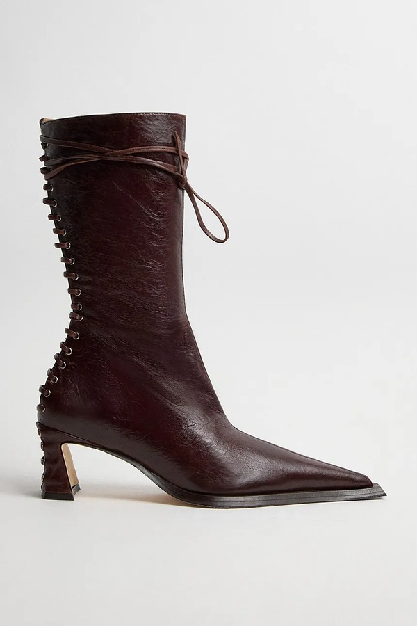 Ботильйони жіночі шкіряні Miista Shelley колір коричневий