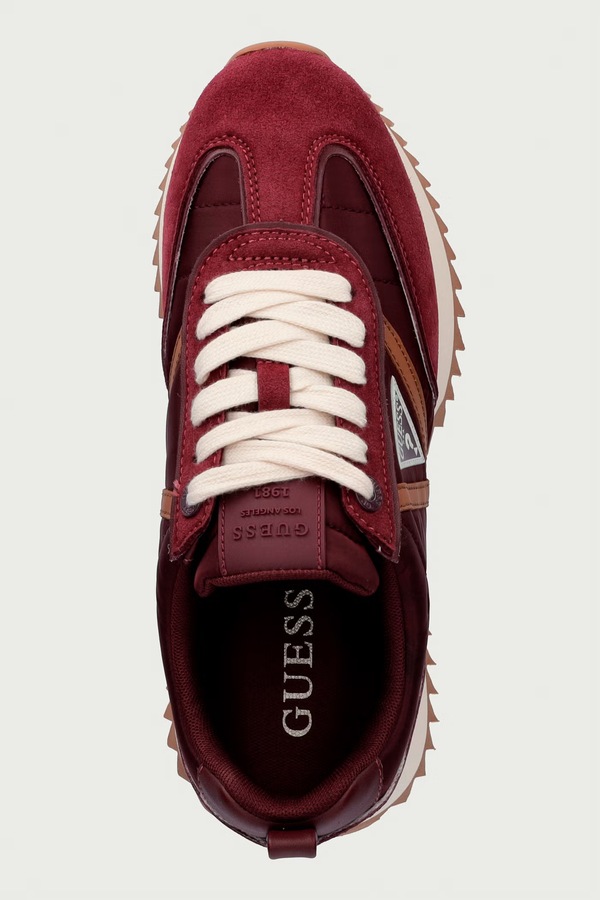 BAIL2 кросівки жіночі Guess колір бордовий фото 4
