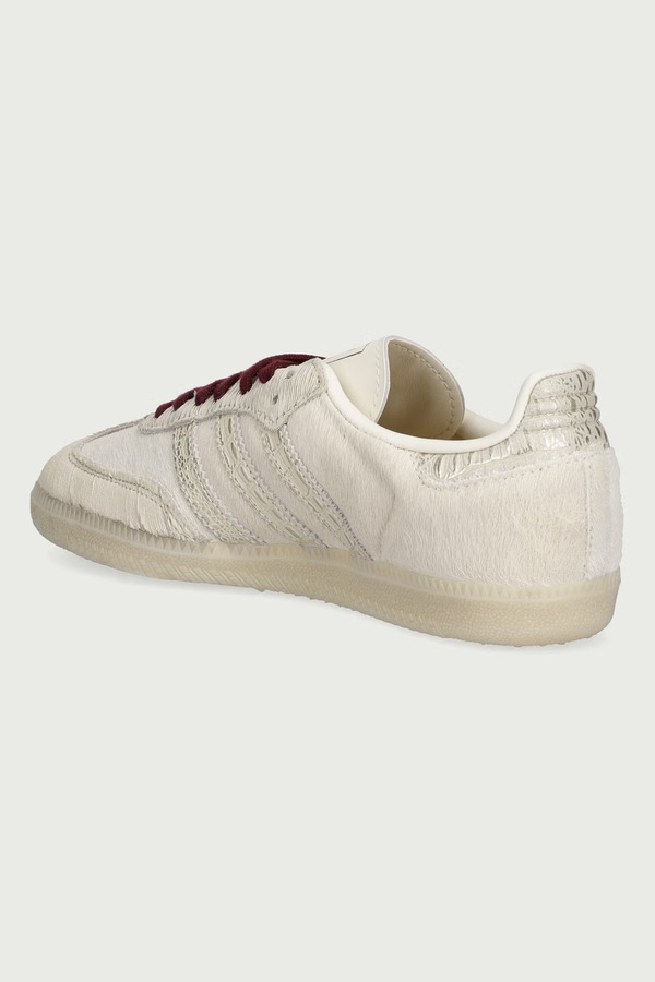 Samba Og кросівки жіночі шкіряні adidas Originals колір бежевий фото 3