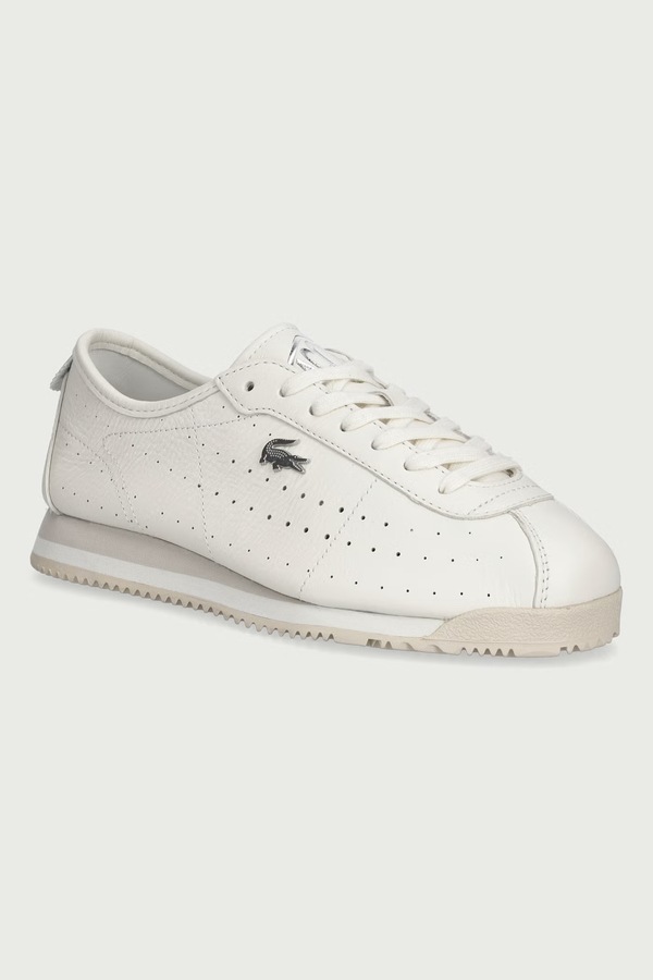 CLUB-LOW кросівки жіночі шкіряні Lacoste колір бежевий